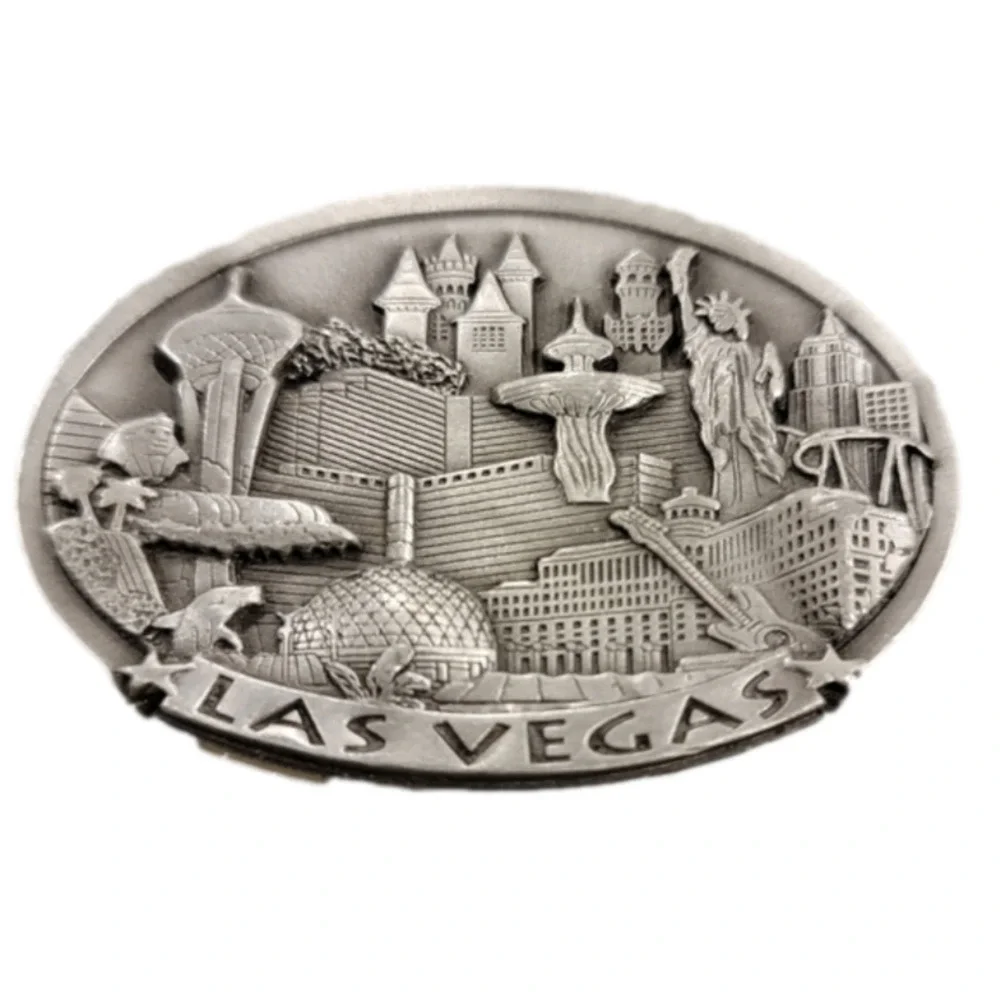 LAS Vegas belt buckle